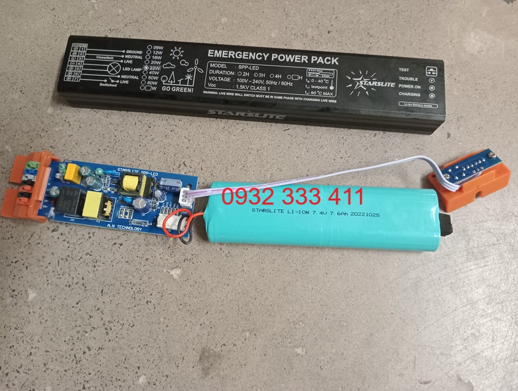 pin li-ion 7.4v 3800mah starslite