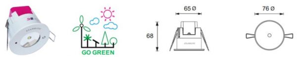 ĐÈN KHẨN CẤP STARSLITE SLE-R 3W
