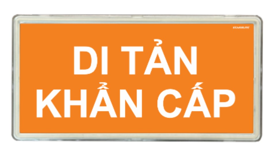 DI TẢN KHẨN CẤP ĐÈN CẢNH BÁO DI TẢN STARSLITE IP65