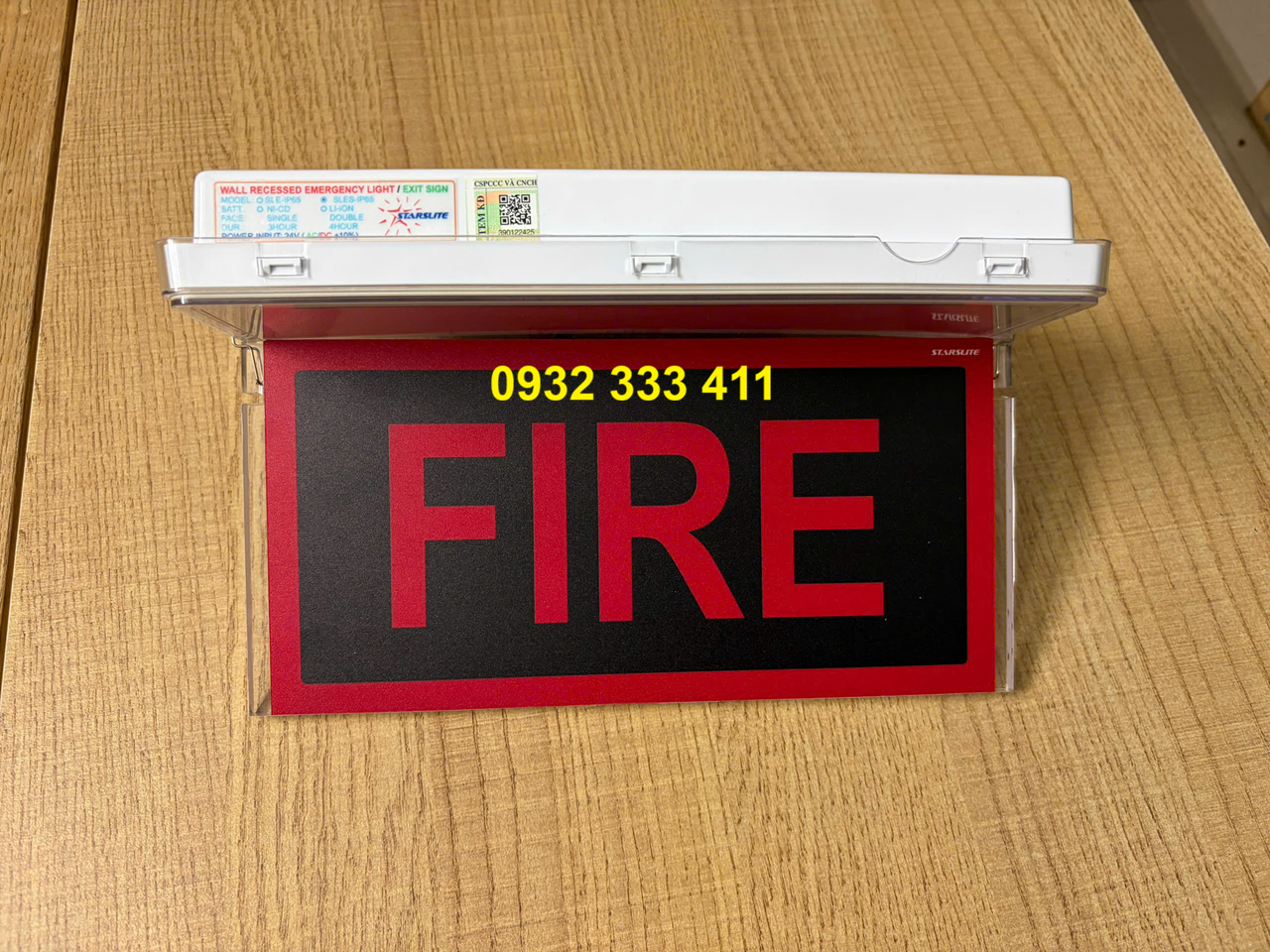 ĐÈN CẢNH BÁO FIRE STARSLITE 2 MẶT SLES-IP65